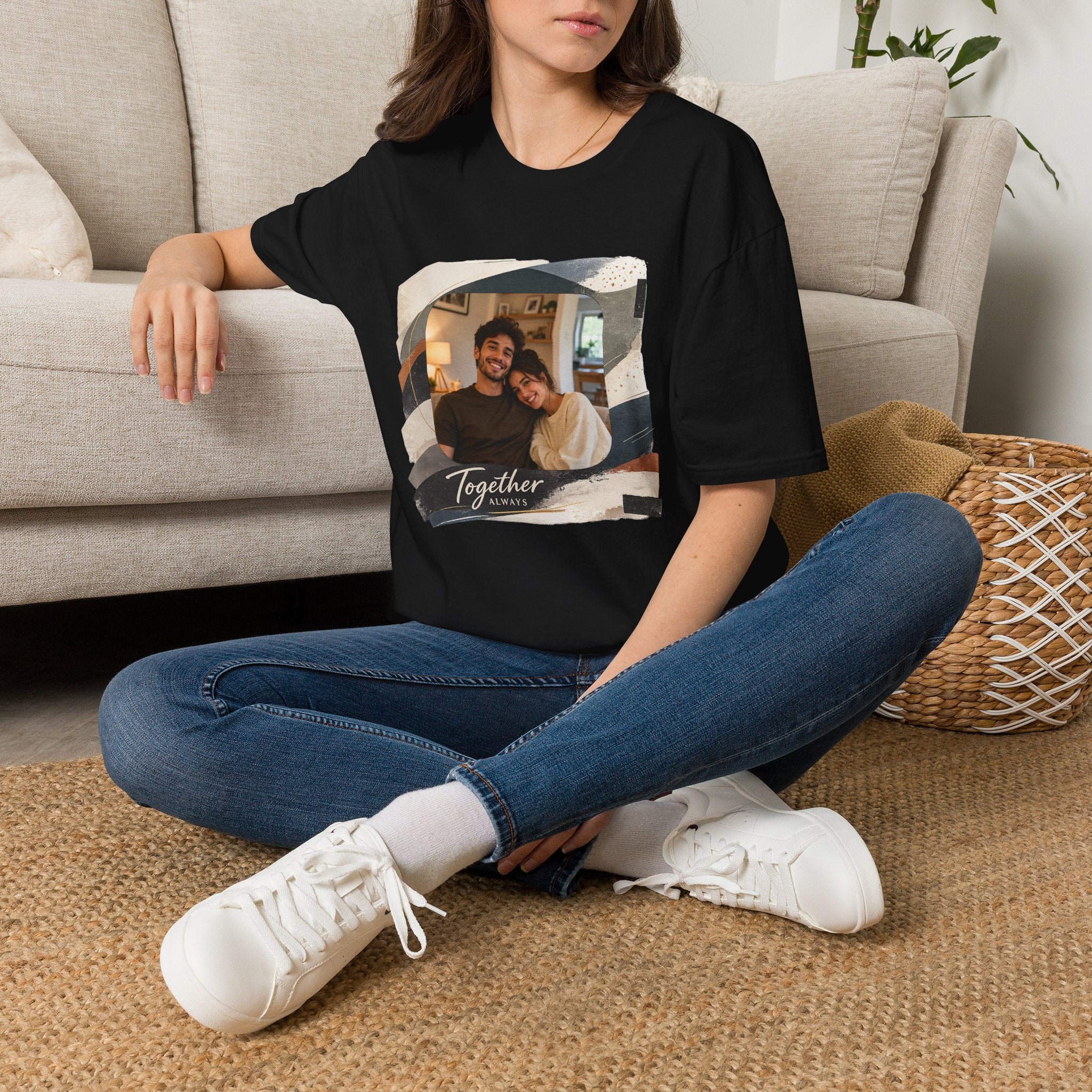 Custom Image "Together Always" - Unisex T-Shirt