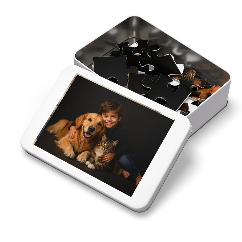 Personalized Jigsaw Puzzle (Tin Gift Box)