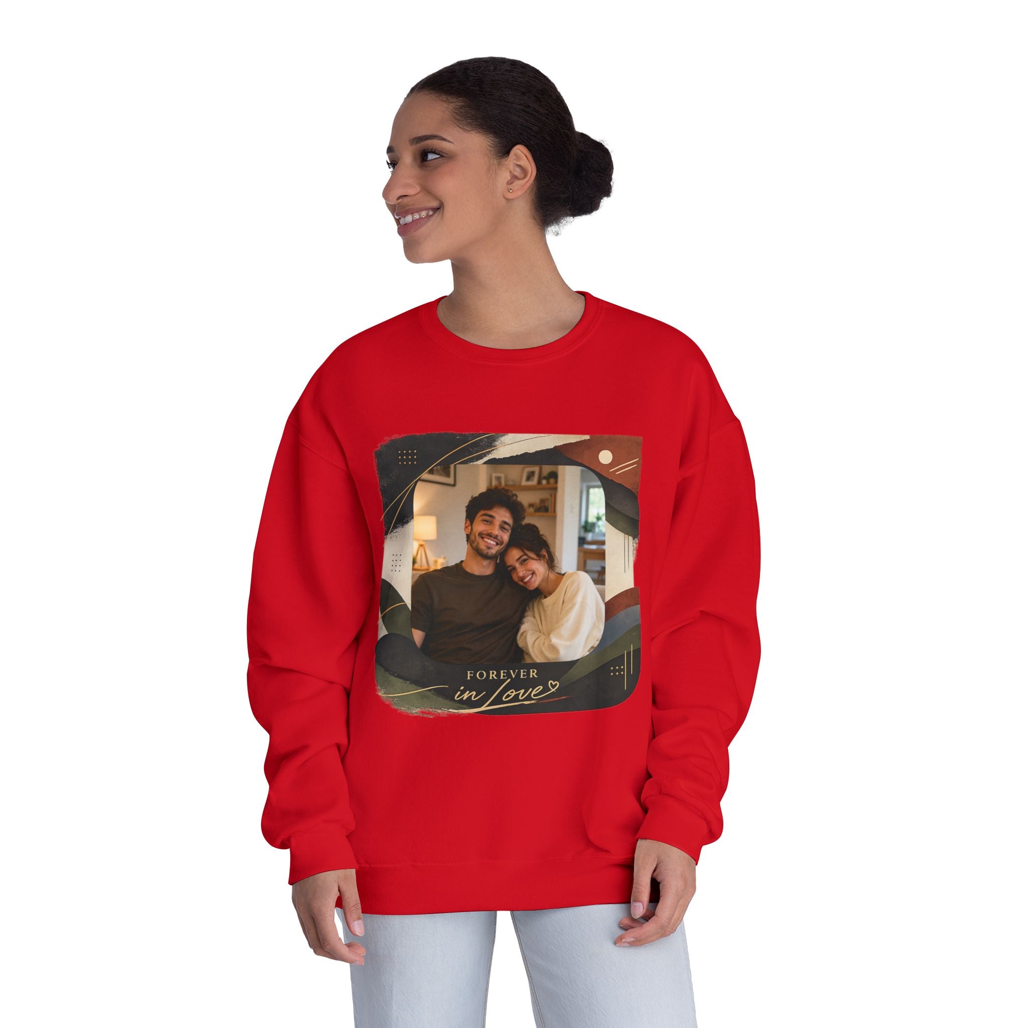 Custom Photo "Forever in Love" - Unisex Sweatshirt