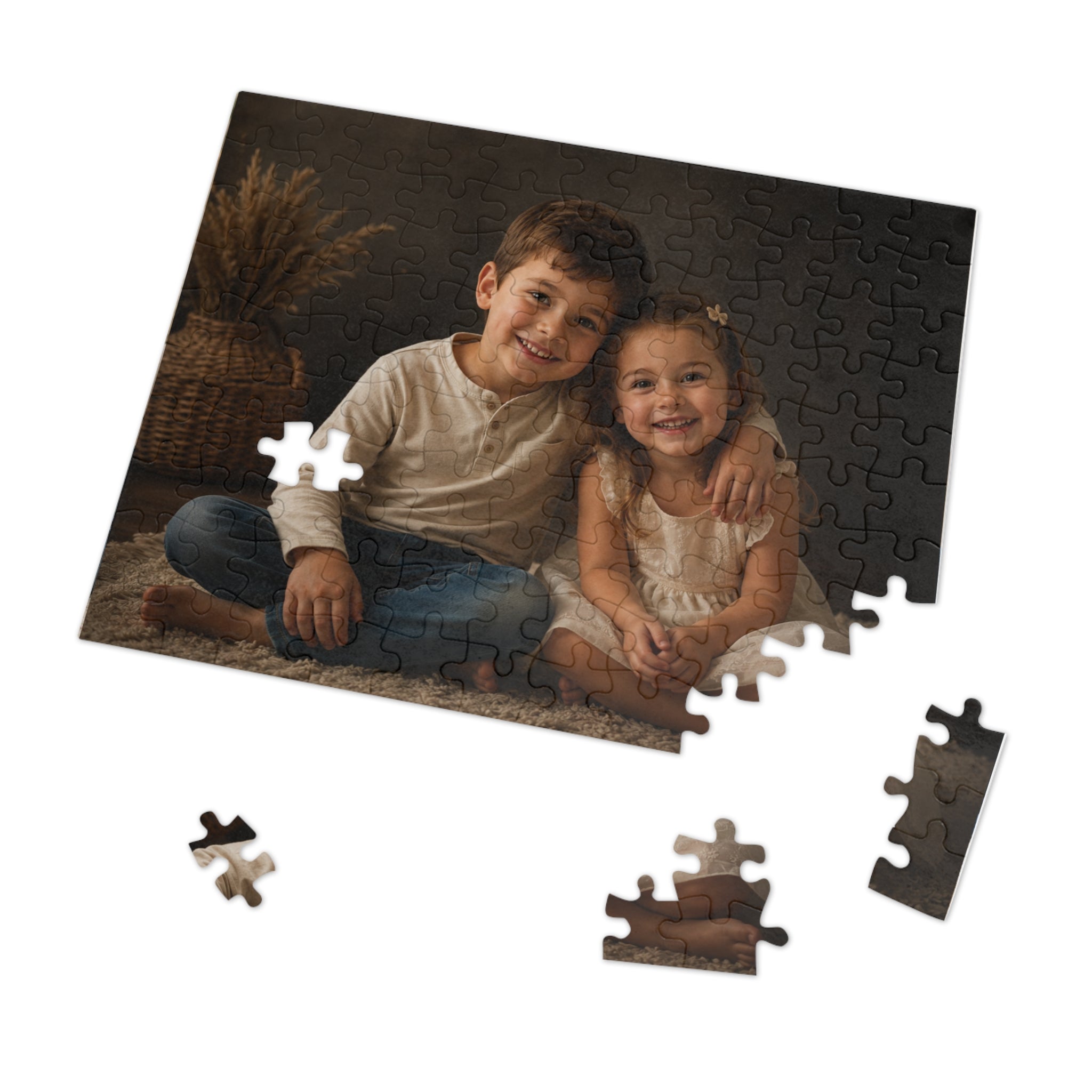 Personalized Jigsaw Puzzle (Tin Gift Box)