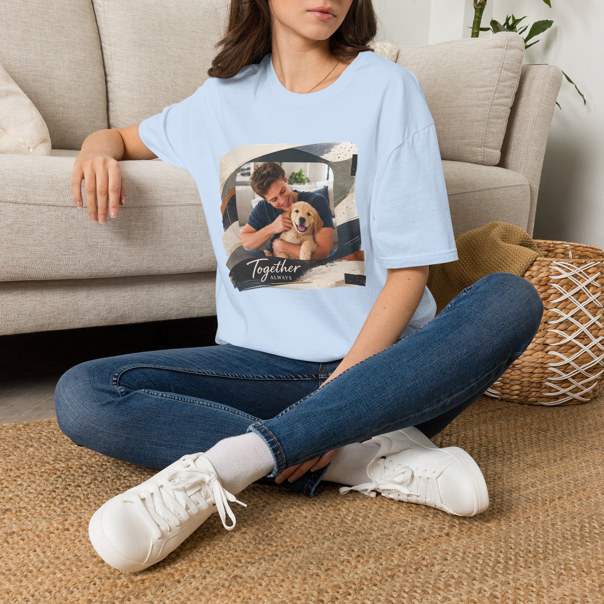 Custom Image "Together Always" - Unisex T-Shirt