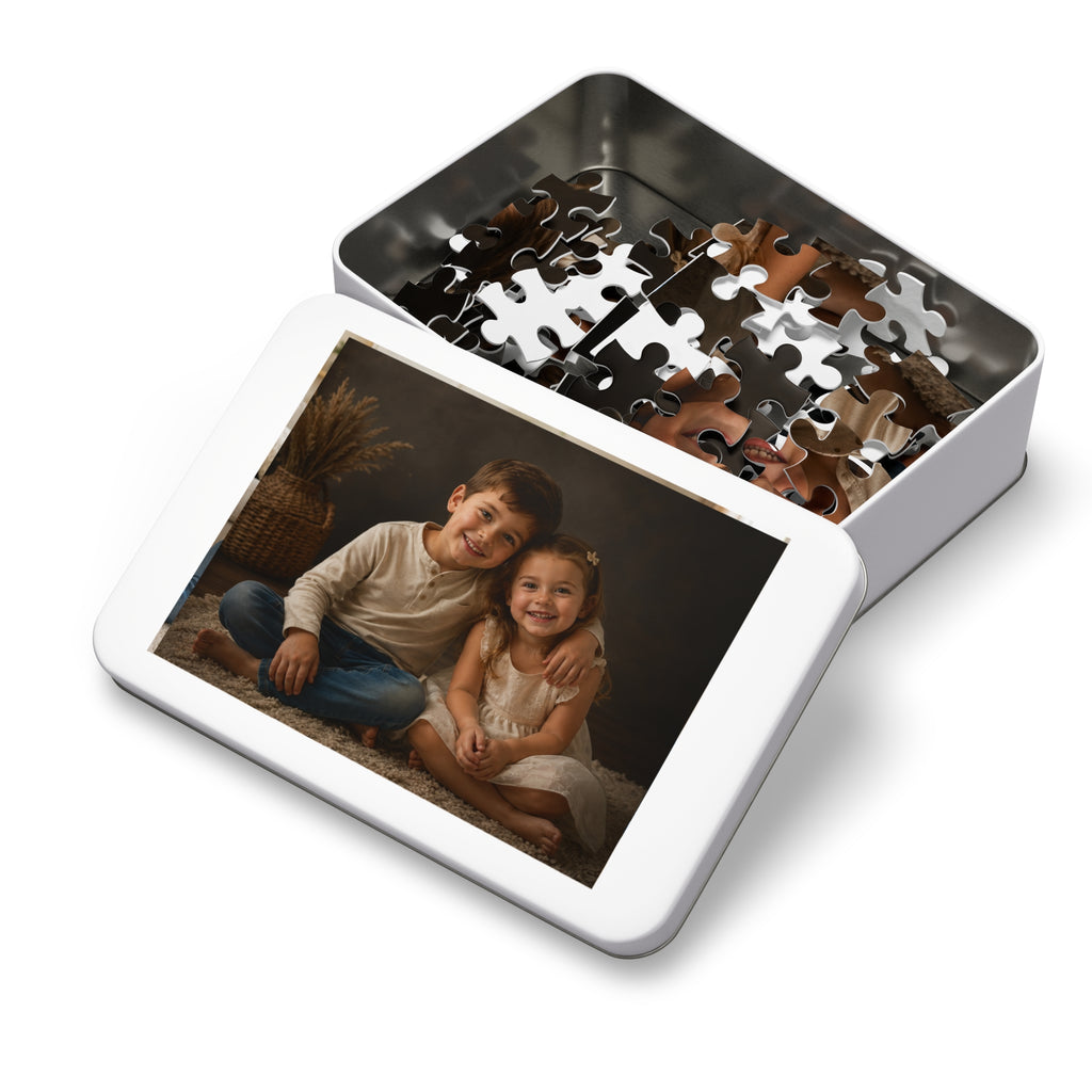 Personalized Jigsaw Puzzle (Tin Gift Box)