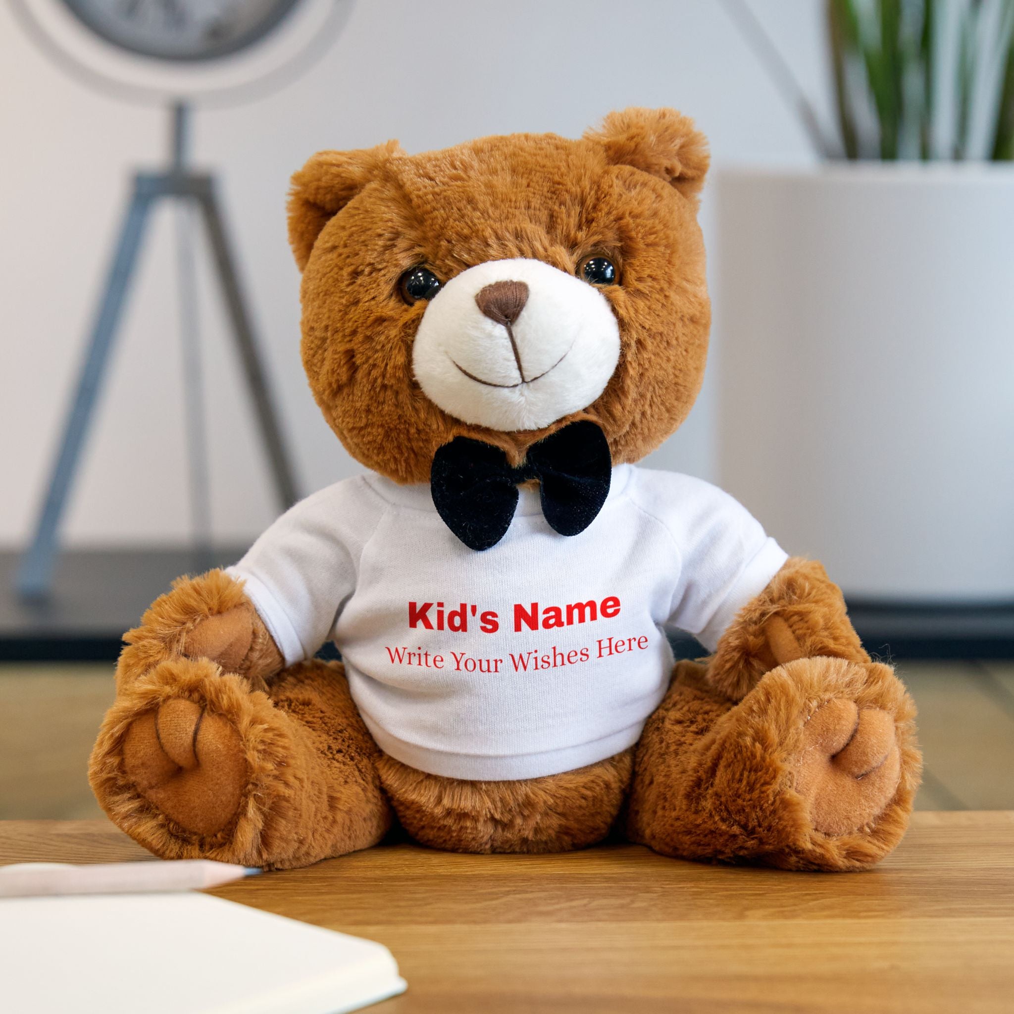 Custom Kid's Name & Message (Teddy Bear Gift)