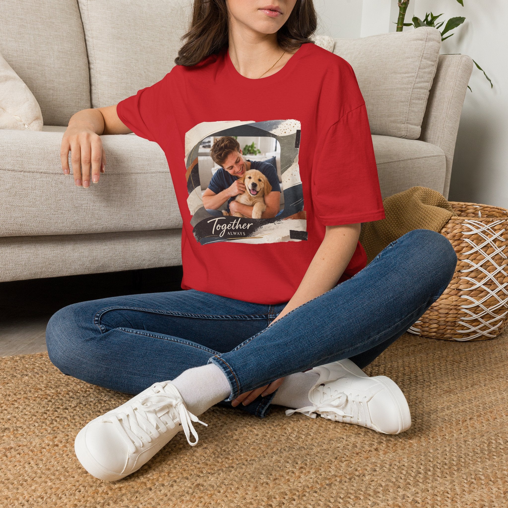 Custom Image "Together Always" - Unisex T-Shirt