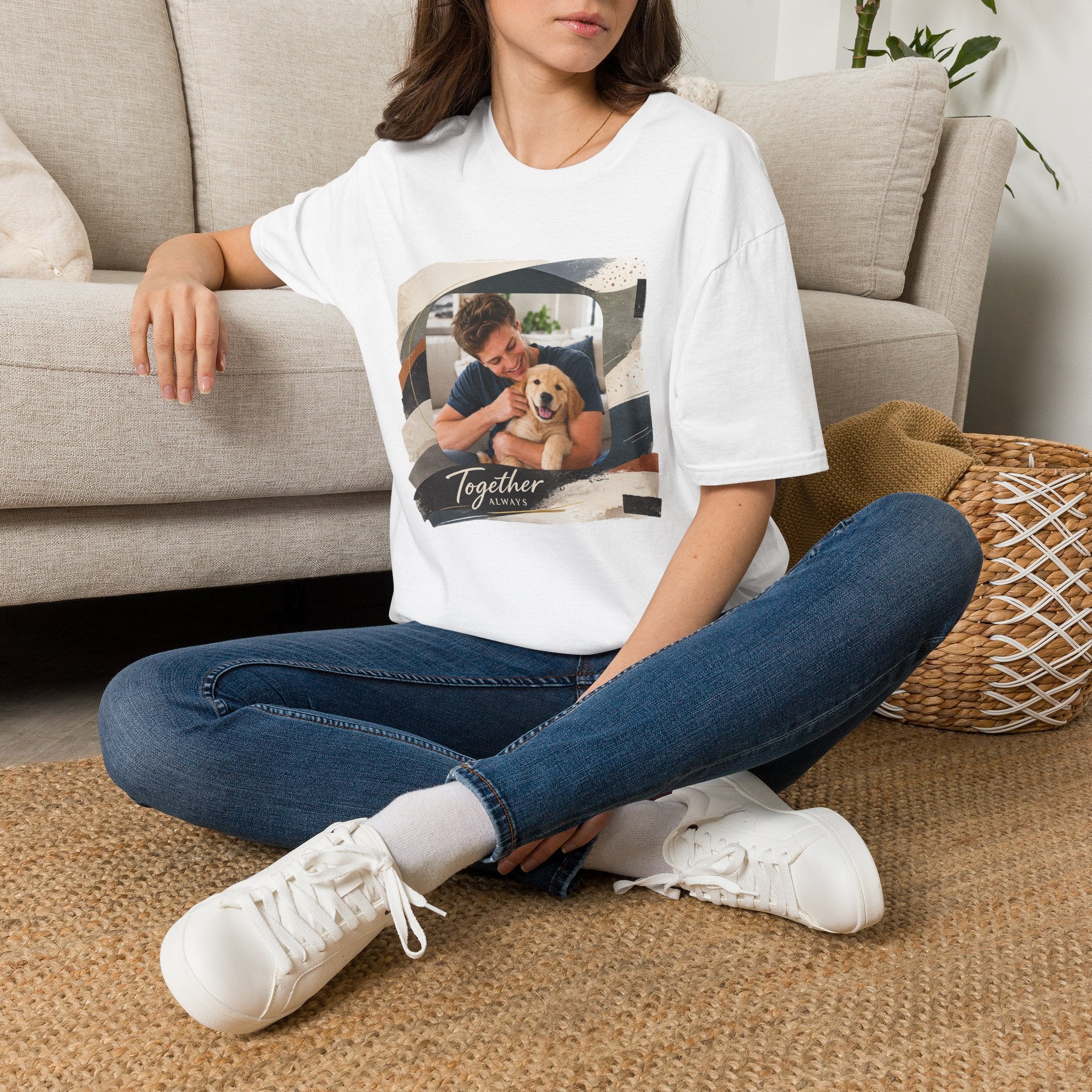 Custom Image "Together Always" - Unisex T-Shirt